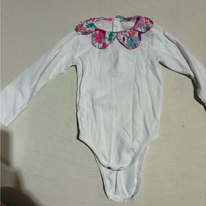 Floral Collar White Kids One Piece - Jacadi